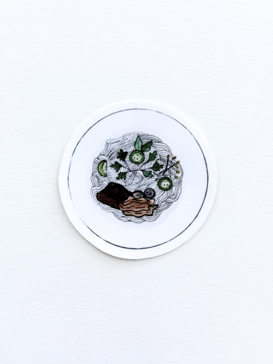 Pho Noodle Sticker