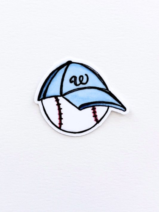 Washington Nationals Baseball Fan Sticker